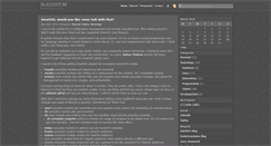Desktop Screenshot of blackdot.be
